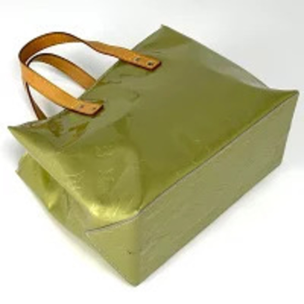 Louis Vuitton Patent Gray Lead Monogram Vernis Vernis Leather Handbag